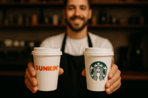 Compare Dunkin' Donuts Vs Starbucks company cultures